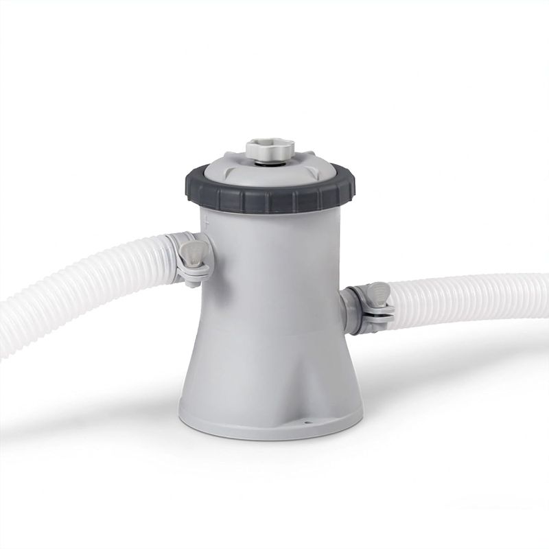 Photo 1 of 
INTEX C330 Krystal Clear Cartridge Filter Pump for Above Ground Pools: 330 GPH Pump Flow Rate – Improved Circulation and Filtration – Easy Installation –...
Size:330 Gallons Per Hour
Style:Filter Pump