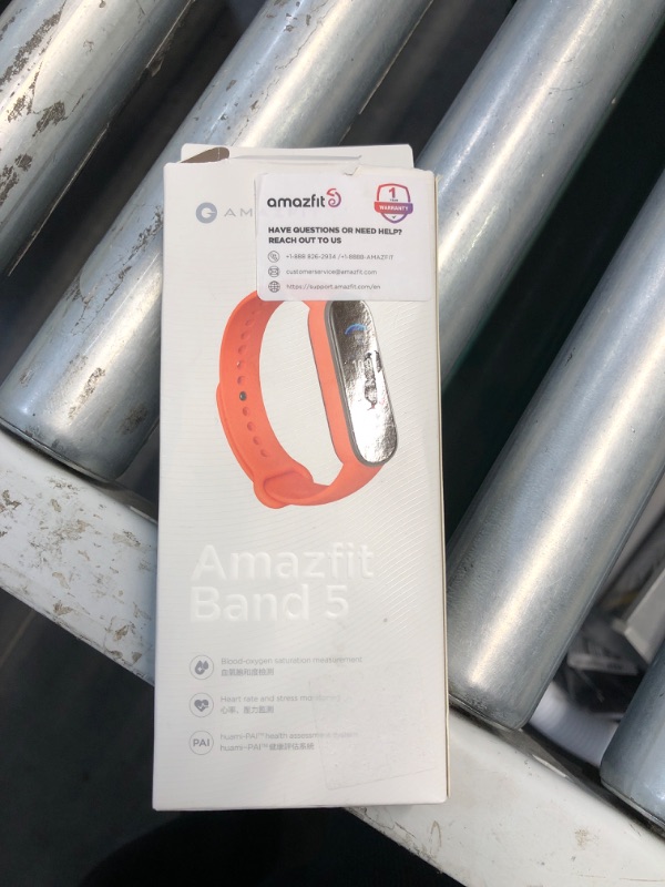 Photo 5 of (READ FULL POST) Amazfit Band 5 Health & Fitness Tracker with Alexa (Orange)