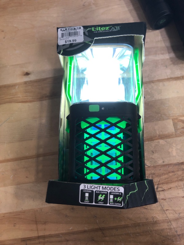 Photo 2 of LitezAll Rechargeable Bug Zapper Lantern