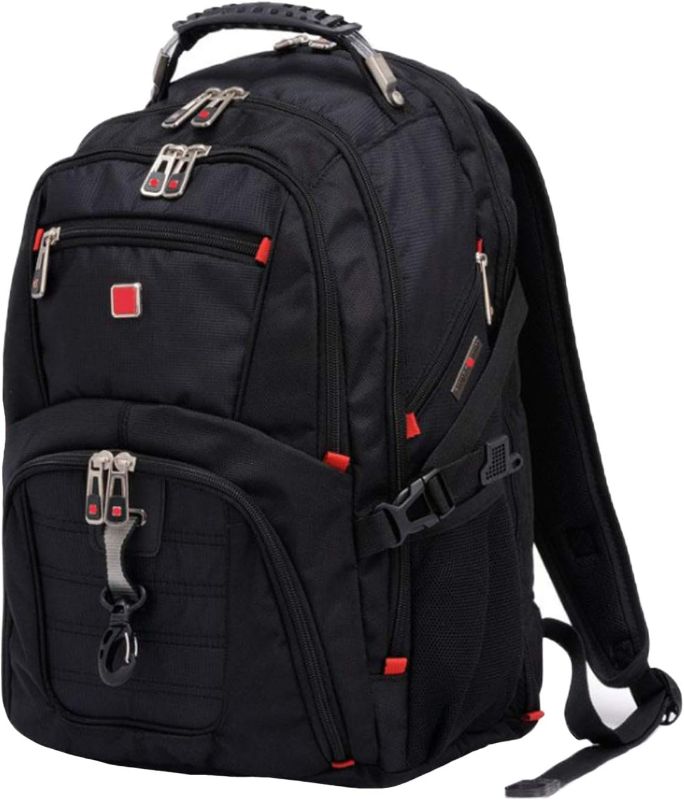 Photo 1 of Anti-Theft Business Laptop Backpack Black 18.9x12x3.94Inch
