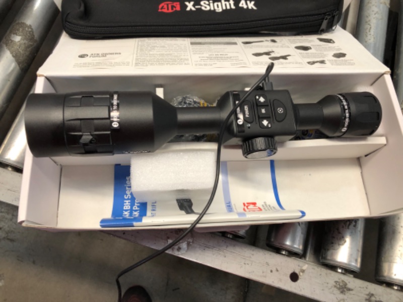 Photo 6 of ***(EXP: )NONREFUNDABLE*** ATN X-Sight 4K Pro Smart Day/Night Hunting Scope w/Ballistics Calc, 3x14 X-SIGHT Resolution, Video Record, Wi-Fi, 18hrs+ Battery
