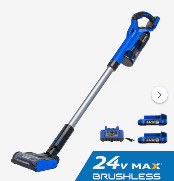 Photo 1 of Kobalt 24 Volt Cordless Pet Stick Vacuum (Convertible To Handheld)
