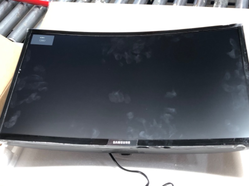 Photo 2 of SAMSUNG 23.5” CF396 Curved Computer Monitor, AMD FreeSync for Advanced Gaming, 4ms Response Time, Wide Viewing Angle, Ultra Slim Design, LC24F396FHNXZA, Black
