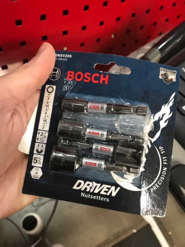 Photo 2 of **MISSING 1**  Bosch 5 pc. Driven Impact Nutsetter Set, 2-9/16-in Length