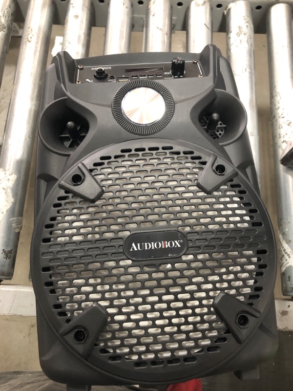 Photo 2 of AUDIOBOX ABX-82S Portable 8" PA Speaker with Stand, WaveSync™ Technology, Bluetooth, LED Lights, 1100W - includes Microphone & USB Cable