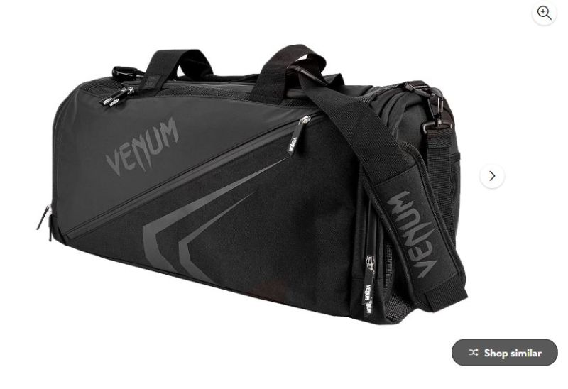 Photo 1 of (READ FULL POST) Venum Trainer Lite EVO Sport Duffle Bag - Black/Black
