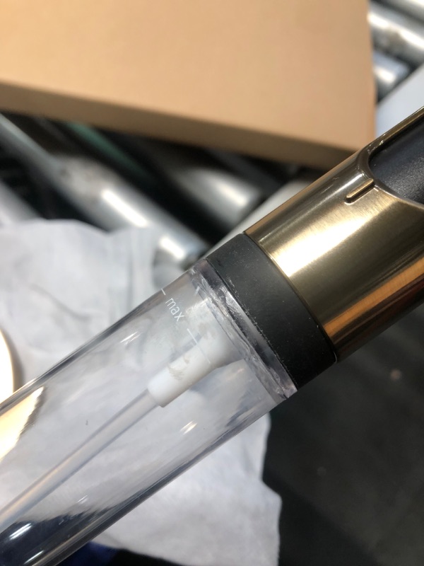 Photo 1 of **MAJOR DAMAGE SPRAY PUMP DOES NOT SEEM FUNCTIONAL**
simplehuman Standing Paper Towel Holder with Spray Pump, Brass Stainless Steel, Gold Brass Stainless Steel Paper Towel Pump PAPER