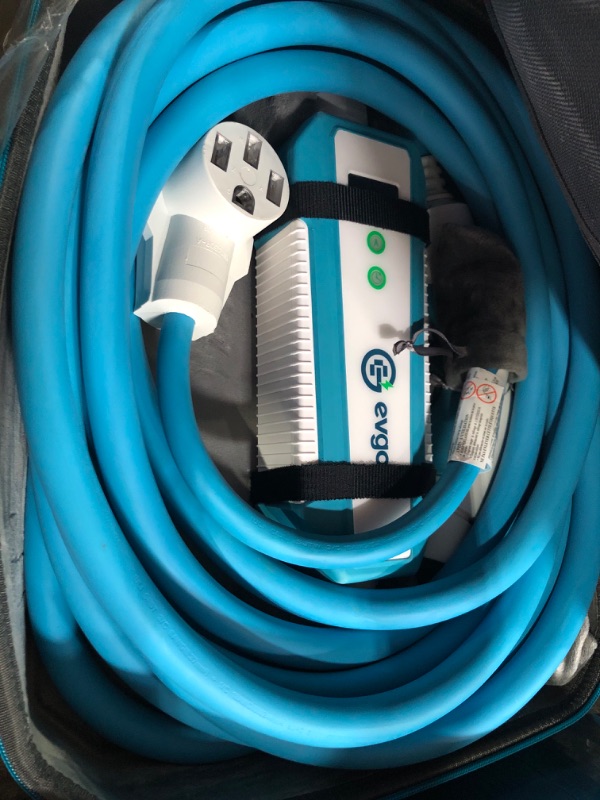 Photo 4 of ***USED***EG Evgoer Electric Vehicle Charger Level 2 & Level 1, 32Amp 110V-240V Schedule Timer 30ft Cable Portable EV Home Charging Station, 12/16/24/32A Adjustable Current Compatible with All SAE J1772 EVs
