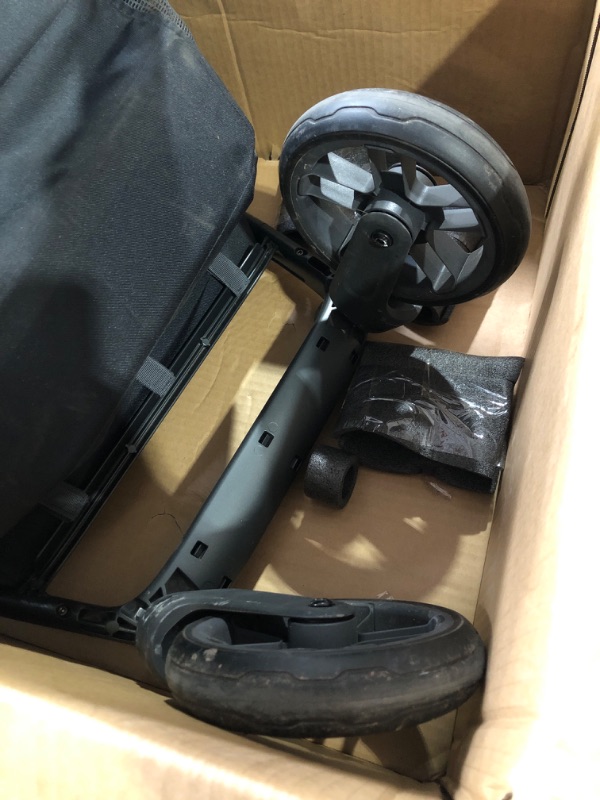 Photo 4 of ***(HEAVILY USED/ SEE NOTES) ***
UPPAbaby Cruz V2 Stroller Full-Featured Stroller With Travel System Capabilities Toddler Seat, Bumper Bar, Bug Shield, Rain Shield Included Noa (Navy Carbon Frame Saddle Leather) Noa (Navy/Carbon Frame/Saddle Leather)