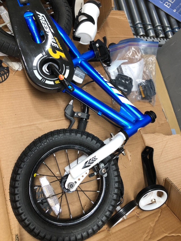 Photo 1 of 
Royalbaby Freestyle Kids Bike 12 14 16 18 Inch Sport Bicycle for Boys Girls Ages 3-10 Years, Multiple Color Options
Color:Blue
Style:16 Inch With Kickstand and Training Wheels