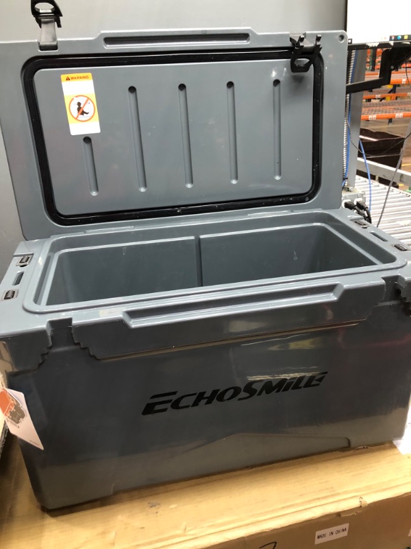 Photo 2 of 
EchoSmile 30/35/40 Quart Rotomolded Cooler, 5 Days Protale Ice Cooler, Ice Chest Suit for BBQ, Camping, Pincnic, and Other Outdoor Activities
Color:Grey
Size:30QT