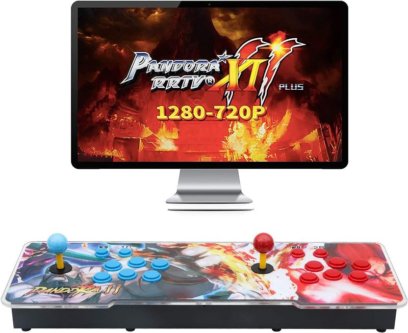 Photo 2 of ?26800 Game in 1 ? Arcade Game Console Pandora Box for HDMI VGA USB Output Retro Game Machine 1280X720 HD Display Double Joystick 1-4 Players Favorites List KOF Best Gift for Kids and Adults