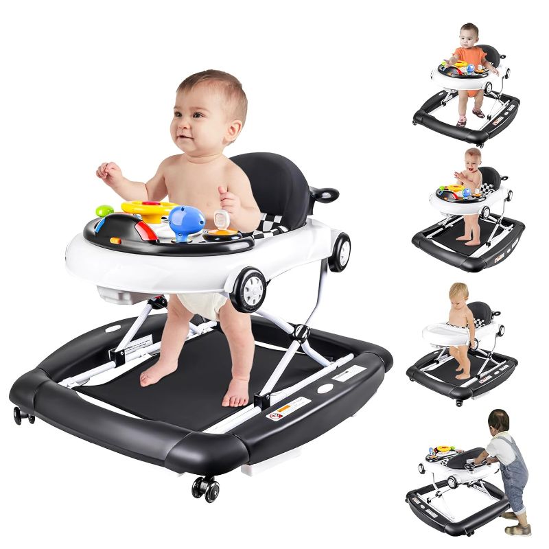 Photo 1 of 
5 and 1 Baby Walkers, Activity Baby Walker,Baby Walker Car, Baby Walker with Wheels, Baby Bouncer and Rocker, Adjustable Music Sound, Speed Rear Wheels and...
Color:Black