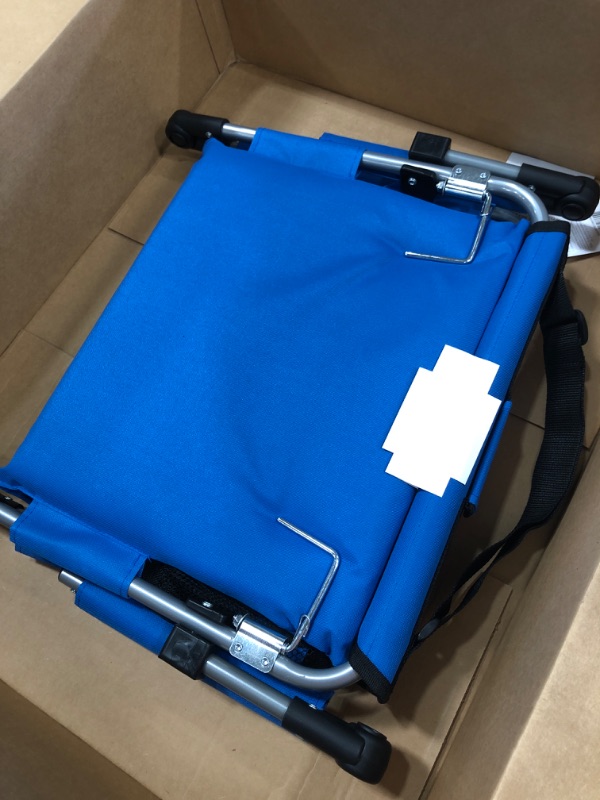 Photo 2 of 
ALPHA CAMP Stadium Seat Padded Chair for Bleachers with Back& Arm Rest
Color:Blue
