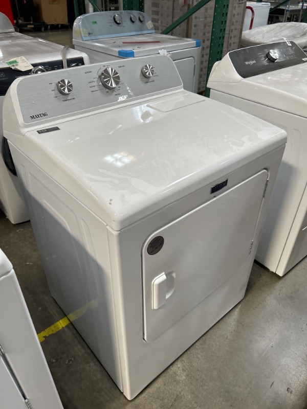 Photo 7 of Maytag 7-cu ft Electric Dryer (White)
