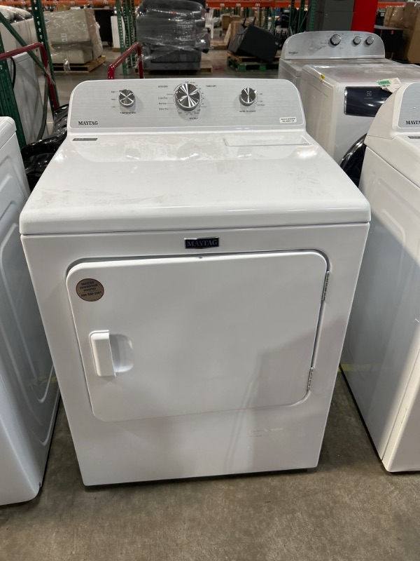 Photo 2 of Maytag 7-cu ft Electric Dryer (White)
