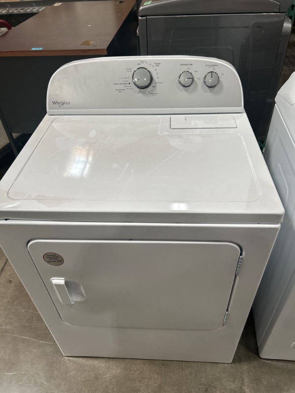 Photo 2 of Whirlpool 7-cu ft Electric Dryer (White)
