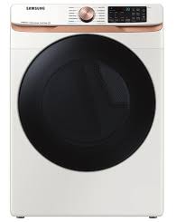 Photo 1 of Samsung 7.5-cu ft Stackable Steam Cycle Smart Electric Dryer (Ivory) ENERGY STAR
