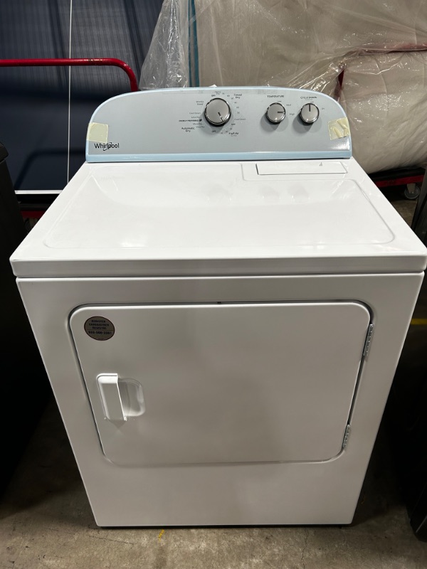 Photo 6 of Whirlpool 7-cu ft Electric Dryer (White)
