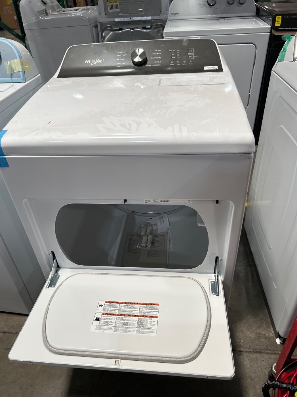 Photo 2 of Whirlpool 7-cu ft Electric Dryer (White)
