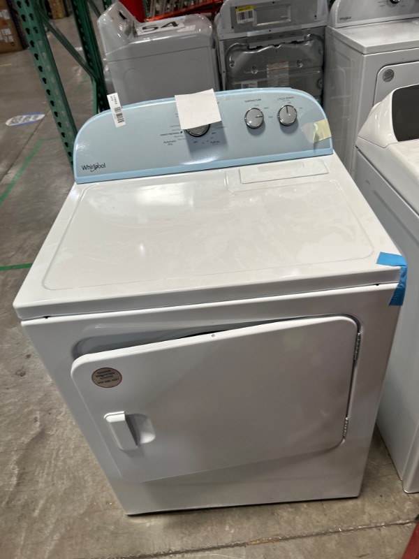 Photo 3 of Whirlpool 7-cu ft Electric Dryer (White)
