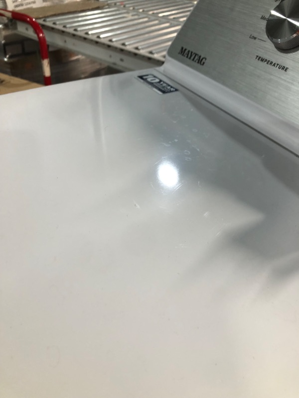 Photo 7 of Maytag 7-cu ft Electric Dryer (White)
