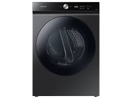 Photo 1 of ***SEE NOTES*** 
Samsung 7.6-cu ft Stackable Steam Cycle Smart Electric Dryer (Brushed Black) ENERGY STAR
