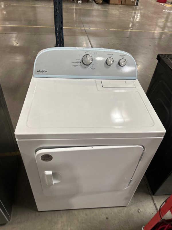 Photo 4 of Whirlpool 7-cu ft Electric Dryer (White)
