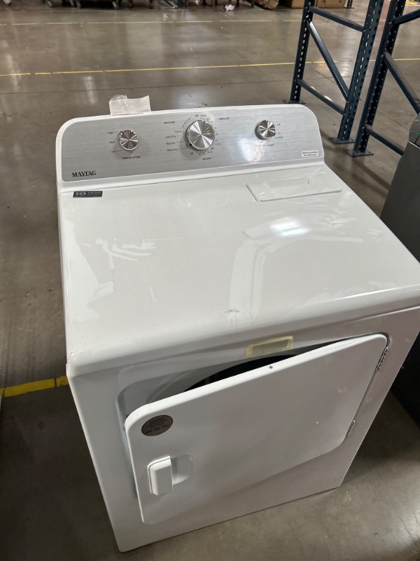 Photo 2 of Maytag 7-cu ft Electric Dryer (White)
