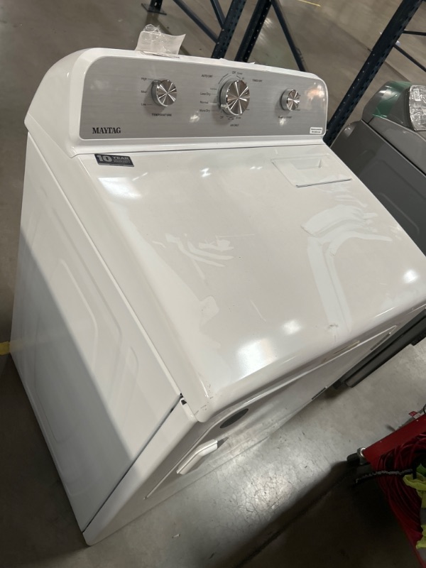 Photo 5 of Maytag 7-cu ft Electric Dryer (White)
