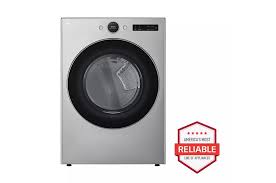 Photo 1 of LG TurboSteam 7.4-cu ft Stackable Steam Cycle Smart Electric Dryer (Graphite Steel) ENERGY STAR
