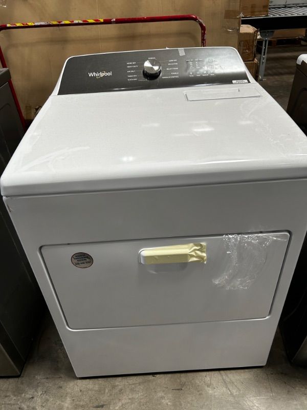 Photo 1 of Whirlpool 7-cu ft Electric Dryer (White)
