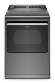 Photo 1 of Whirlpool Smart Capable 7.4-cu ft Steam Cycle Smart Electric Dryer (Chrome Shadow) ENERGY STAR
