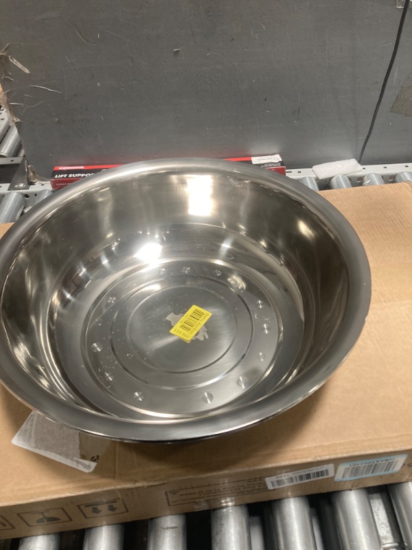 Photo 2 of  16 Inch Stainless Steel Mixing Bowls 13 Quart Mixing Bowls Metal Bowls Extra Large Bowl Salad Bowl