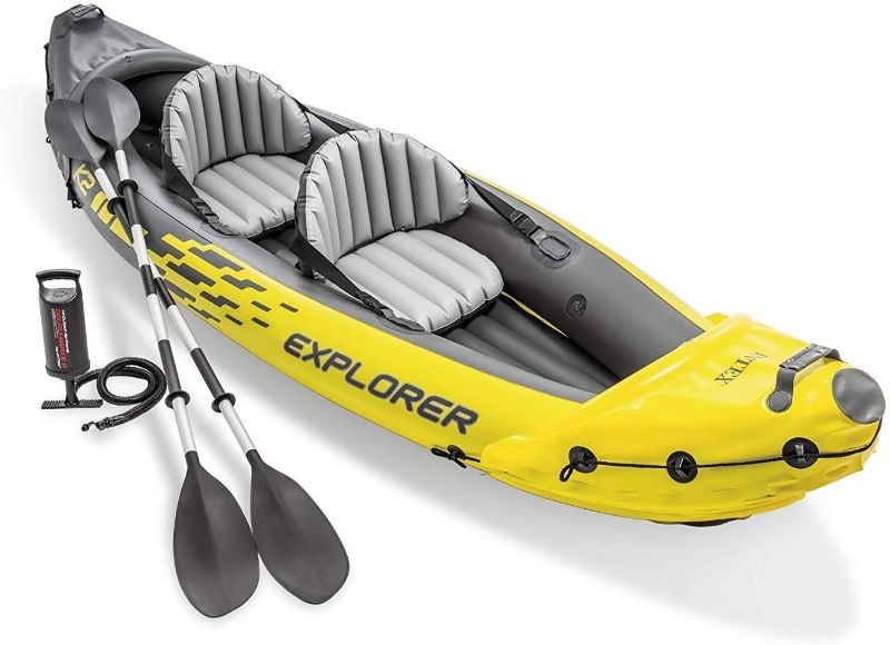 Photo 1 of **SEE NOTES** Intex Explorer K2 2-Person Inflatable 9Kayak with 2 Aluminum Oars