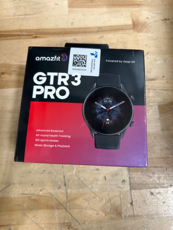 Photo 2 of Amazfit GTR 3 Pro Smart Watch for Men,12-Day Battery Life, Alexa Built-in, Bluetooth Call & Text, GPS & 150 Sports Modes, 1.45”AMOLED Display, Fitness Watch with SpO2 Heart Rate Tracker, Black GTR 3 Pro Infinite Black