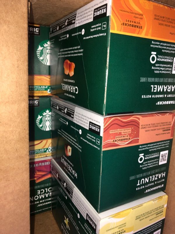 Photo 2 of Starbucks K-Cup Coffee Pods—Flavored Coffee—Variety Pack for Keurig Brewers—Naturally Flavored—100% Arabica—6 boxes (60 pods total)