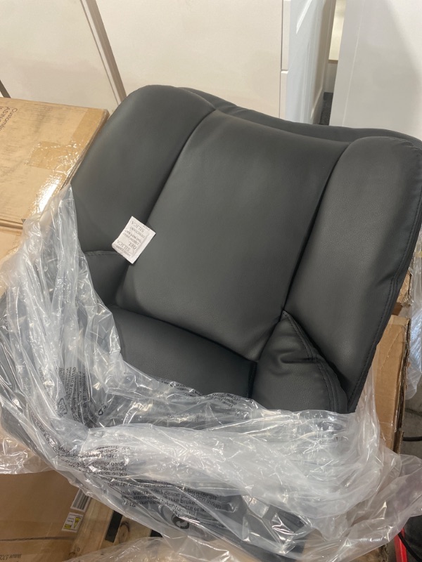 Photo 7 of ***USED - LIKELY MISSING PARTS - UNABLE TO VERIFY FUNCTIONALITY***
Basics High-Back Bonded Leather Executive Office Computer Desk Chair - Black