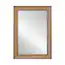 Photo 1 of allen + roth 32-in W x 44-in H Natural Wood Polished Wall Mirror 
