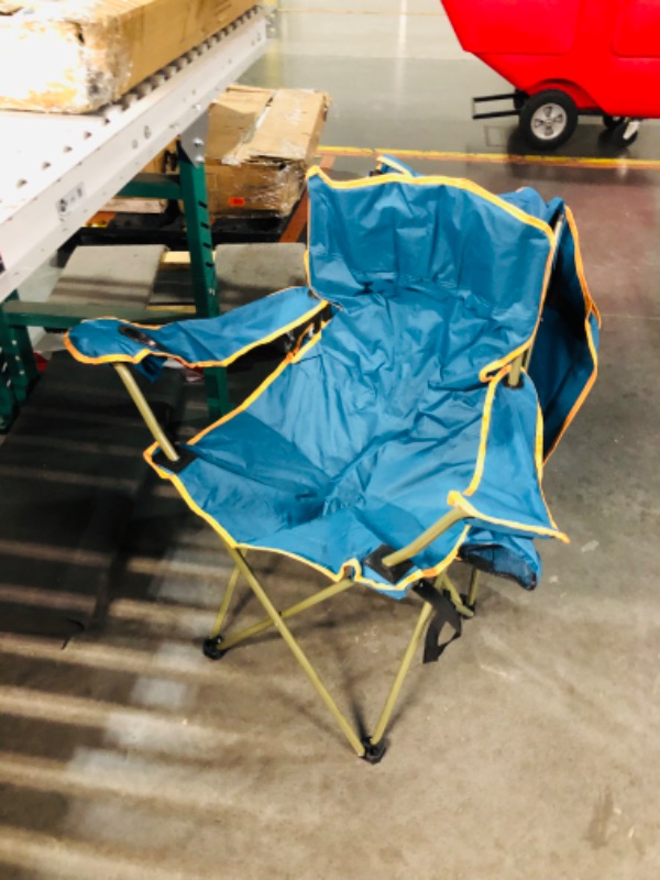 Photo 3 of ***DAMAGED - FRAME BROKEN - SEE PICTURES - NO PACKAGING***
Quik Shade Max Shade High and Wide Folding Camp Tilt UV Sun Protection Canopy Chair Blue Chair