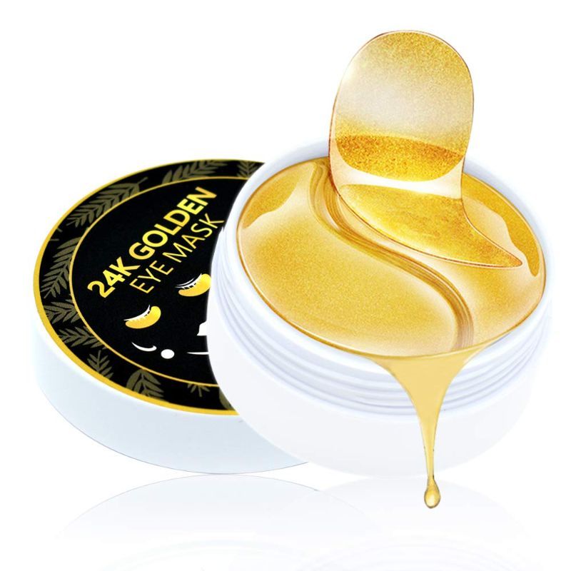 Photo 1 of 24K Gold Eye Mask, Under Eye Collagen Patches Eyes Treatment for Reducing Dark Circles,Lighten Wrinkles Anti-Aging Moisturizing, Reducing Dark Circles 