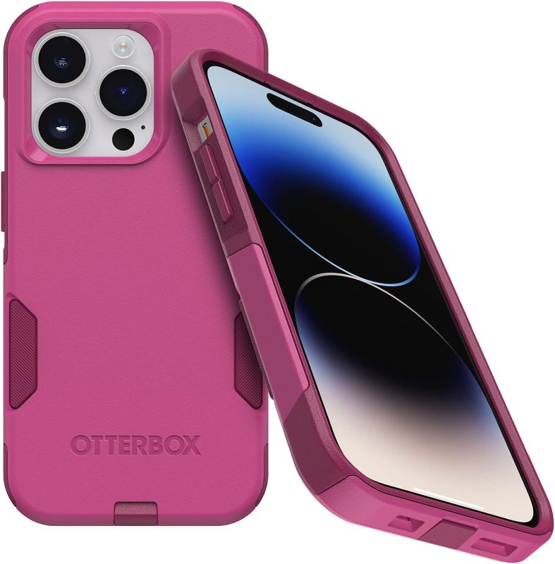 Photo 1 of 
OtterBox iPhone 14 Pro (ONLY) Commuter Series Case - INTO THE FUCSHIA (Pink), slim & tough, pocket-friendly, with port protection
Style:Commuter Series
Color:Pink