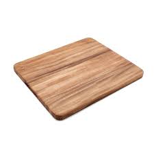 Photo 1 of 14 in. x 16 in. Rectangle Acacia Wood Edge Grain Cutting Board
