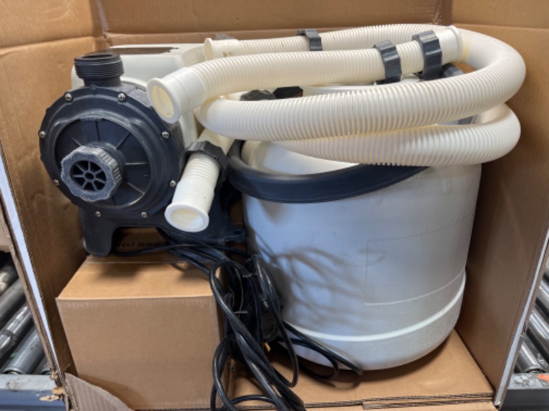 Photo 2 of 3000 GPH, 3/4 Hp Above Ground Pool Single Speed Sand Filter Pump with Automatic Timer