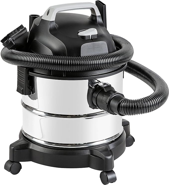 Photo 1 of Amazon Basics 4 gallon, 3 HP Stainless Steel Wet/Dry Vacuum, Grey/Black
