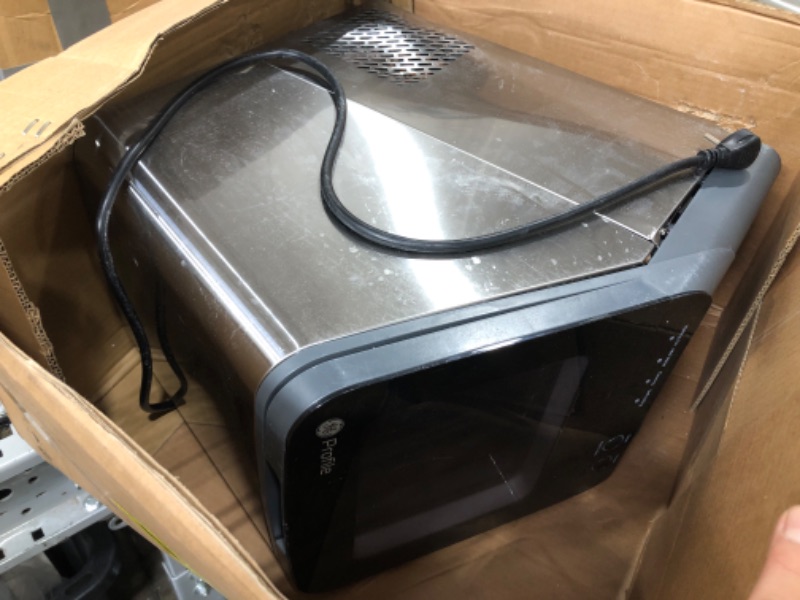 Photo 3 of ***USED - MAJOR DAMAGE - UNTESTED - SEE COMMENTS***
GE Profile Opal 1.0 Nugget Ice Maker| Countertop Pebble Ice Maker | Portable Ice Machine Makes up to 34 lbs of Ice Per Day | Stainless Steel
