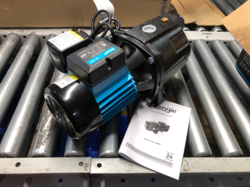 Photo 5 of ***USED - UNABLE TO TEST - SOAKED IN WATER - SEE PICTURES***
1HP Shallow Well Jet Pump Cast Iron, 1100GPH 164ft Head, 115V/230V Dual Voltage, Automatic Pressure Switch, Well Depth Up to 25ft Heavy Duty Water Pump Versatile Pump for Farm, Lawn, Garden