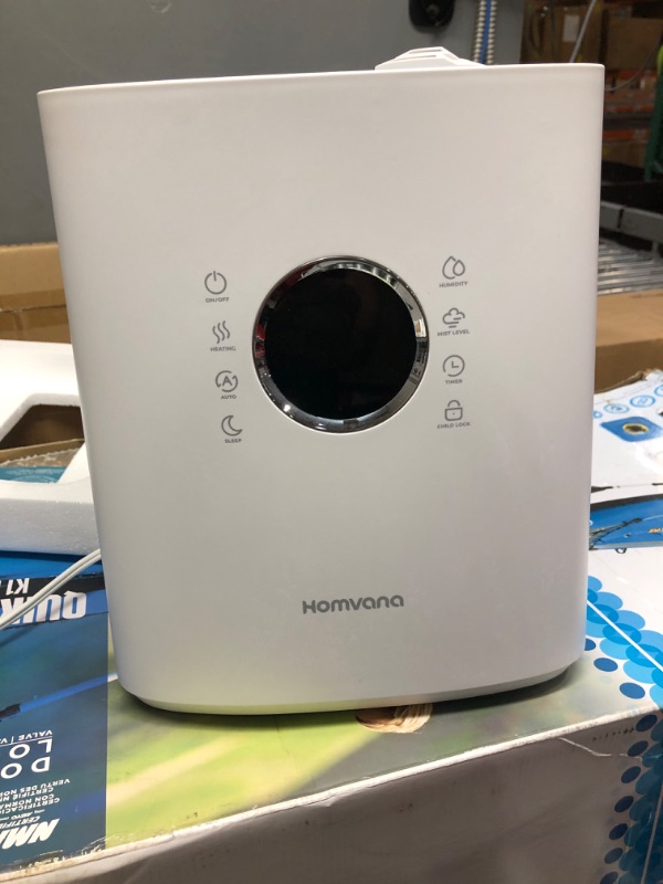 Photo 2 of 
Homvana Humidifiers for Bedroom Large Room, 6.5L Top-Fill Warm & Cool 360° Rotatable Mist Ultrasonic Humidifier for Plants Baby Kids, Vaporizer...
Style:Humidifier