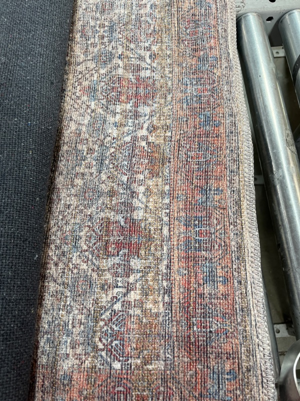 Photo 2 of 
nuLOOM Marilyn Machine Washable Distressed Persian Border Accent Rug, 3x5, Rust
Size:3' x 5'
Color:Rust