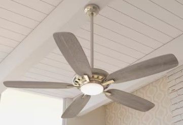 Photo 2 of 10+ bought last week
Minka Ceiling Fan Co. Baskinville 52-in Pewter with Coastal Driftwood Blades Integrated LED Indoor Ceiling Fan with